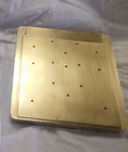 Mechanical CNC Machining Heat Plate Nickel Plating Machined Copper Sheet Panel Glod Plating