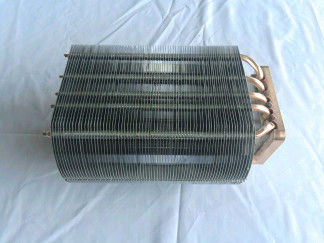 500W Aluminum Fins Heat Sink With 10pcs Heat Pipe For LED Light , 8mm Diameter