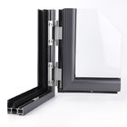 Slot Alloy Extrusion Profiles , Sand Balst Aluminum Door Frame Extrusions